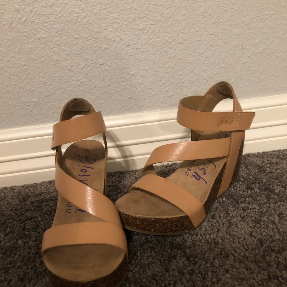 Tan wedges